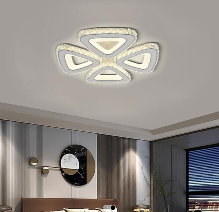 Lustra LED 7229/4 CU TELECOMANDA-110W LUMINA REGLABILA 3000K-6500K