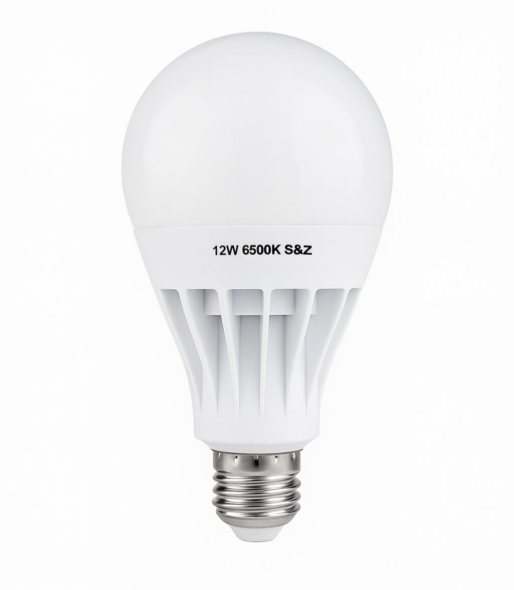 Bec LED Glob Mat -12W, sticlă transparentă, design retro