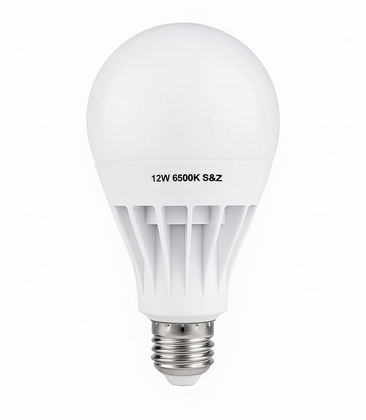 Bec LED Glob Mat -12W, sticlă transparentă, design retro