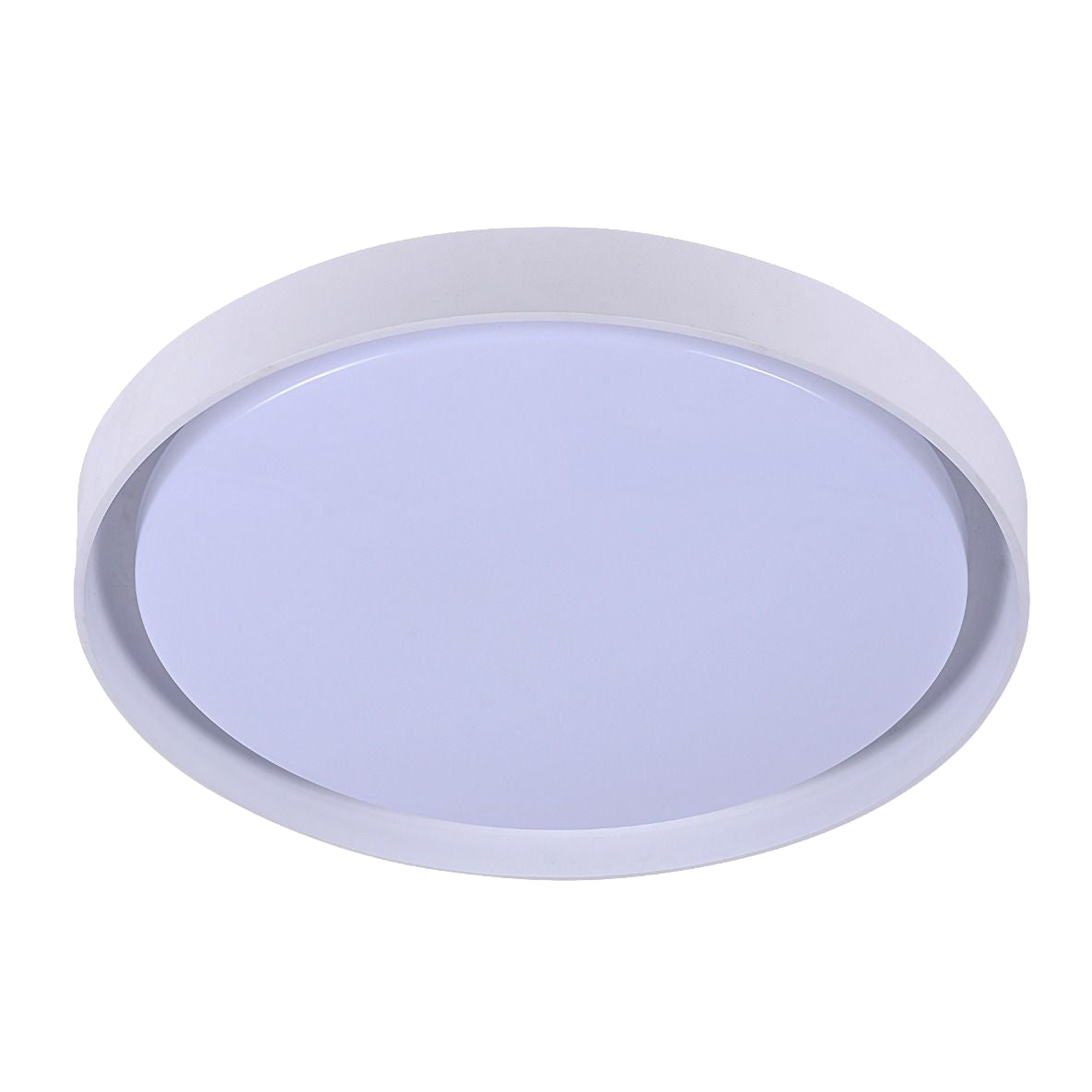 Plafoniera LED rotunda, Ø460 mm, 96W, 3000K+6500K, ML-005/460WH