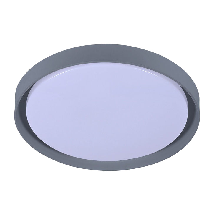 Plafoniera LED rotunda, Ø460 mm, 96W, 3000K+6500K, ML-005/460GR