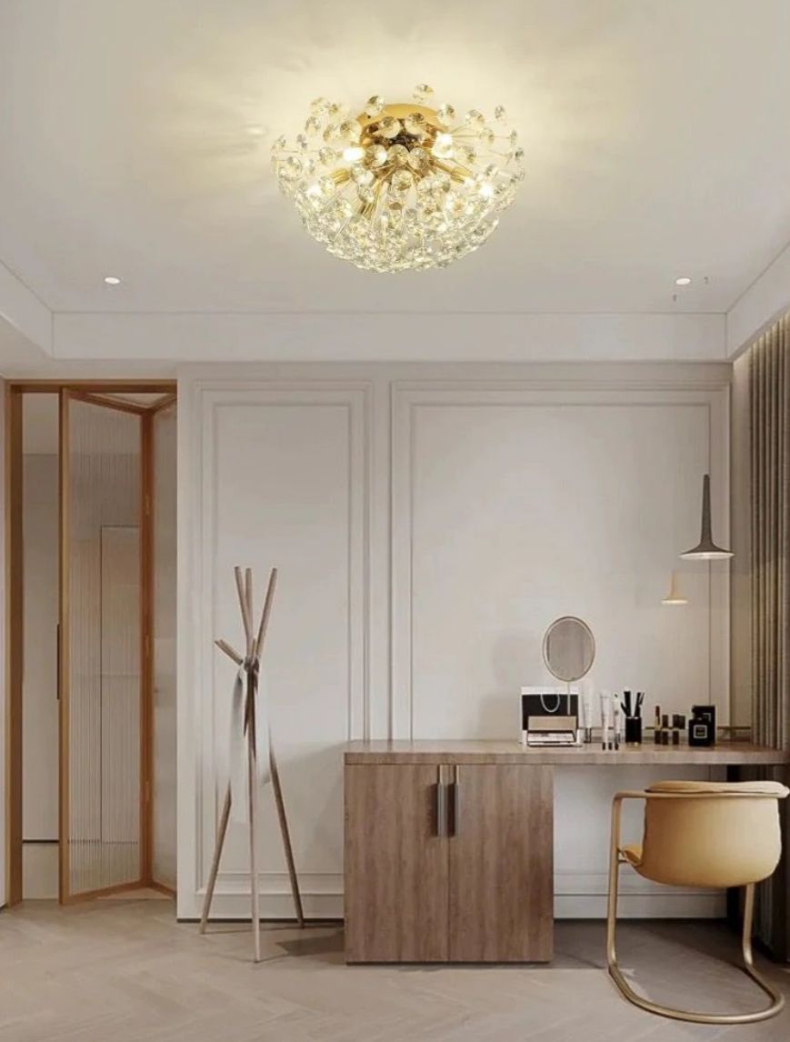 Candelabru  de tavan moderna – 4xG9, Ø400×H235 mm, Auriu FGD (5550-400 FGD)