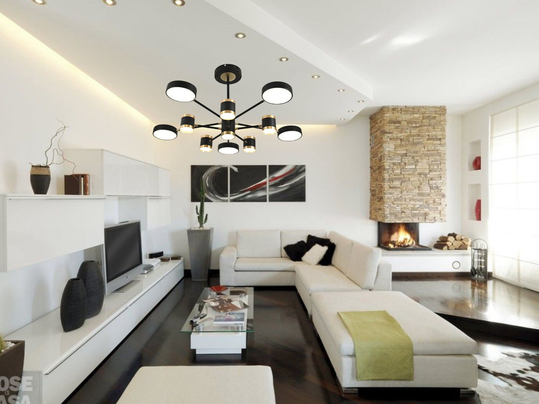 Lustră LED cu proiecție stelară, 175W, Ø1000×H450 mm, lumină reglabilă 3000K–6500K, telecomandă inclusă