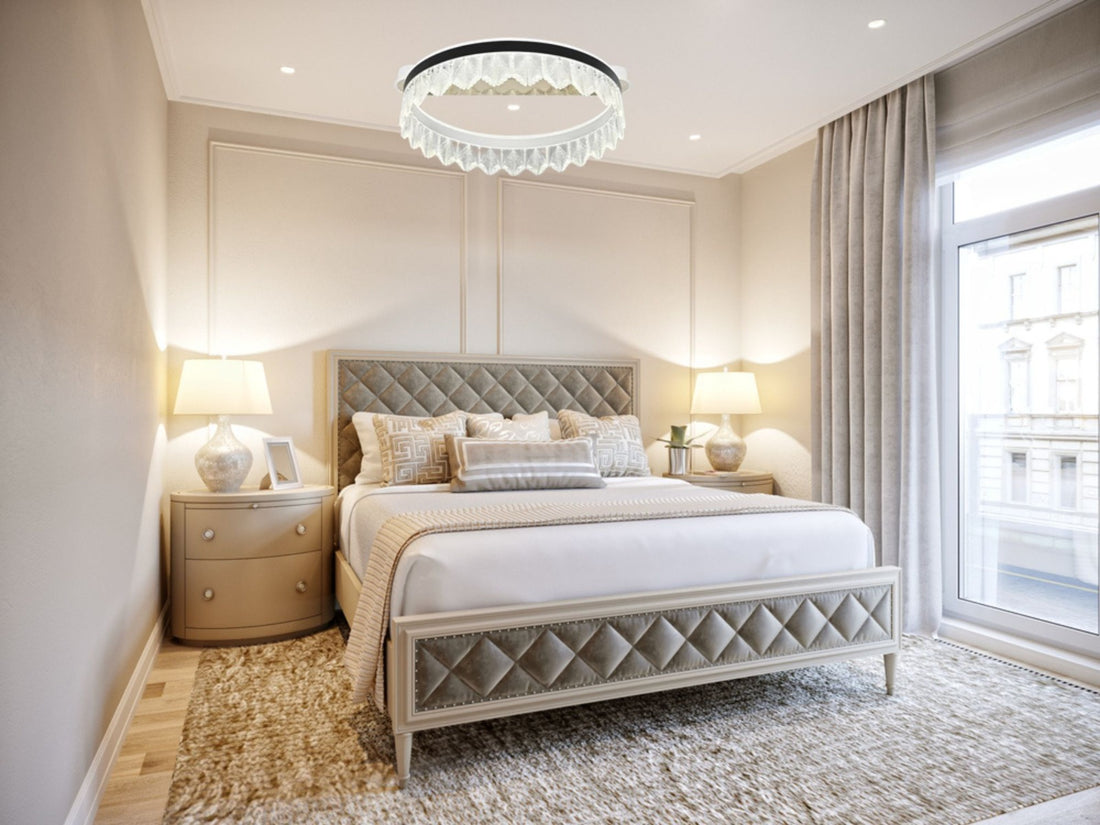 Lustra LED modernă cu 2 surse de lumină – Model 55009/500 WH+BK+TIGD