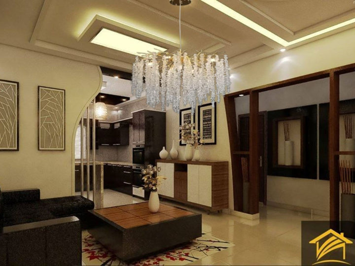 Candelabru decorativ cu 8 surse de lumină – Model 27095/800 OG+FGD