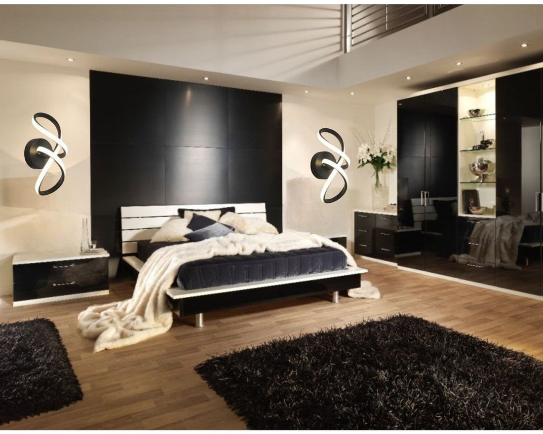 Aplica De perete  Cu Led  L77073/1 BK