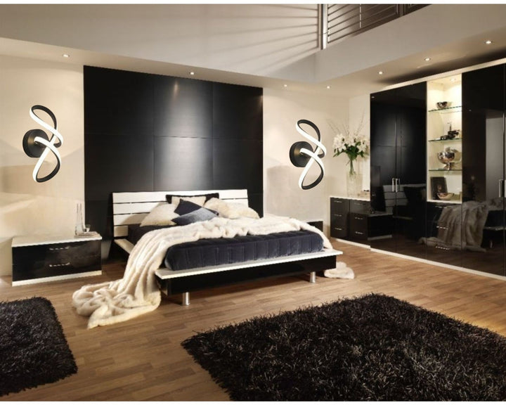 Aplica De perete  Cu Led  L77073/1 BK