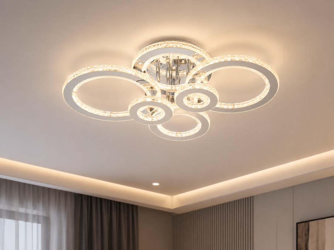 Lustra LED modernă cu lumină reglabilă – Model 26064/2+2+2CR
