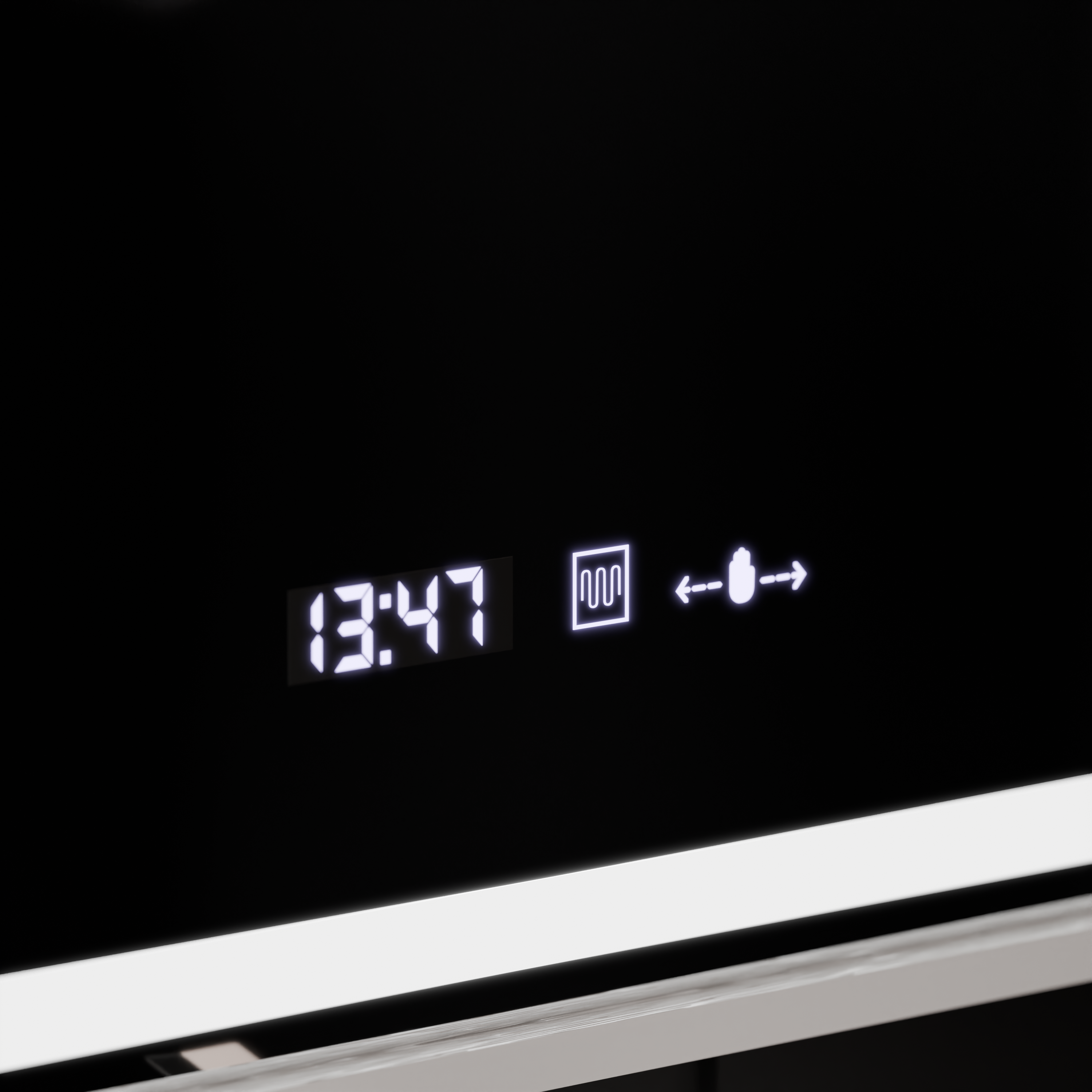 Oglinda LED 120x80 cm Vento Imperial Silver – Cu Senzor Touch, Ceas, Termometru, Dezaburire și Iluminare Dimabilă