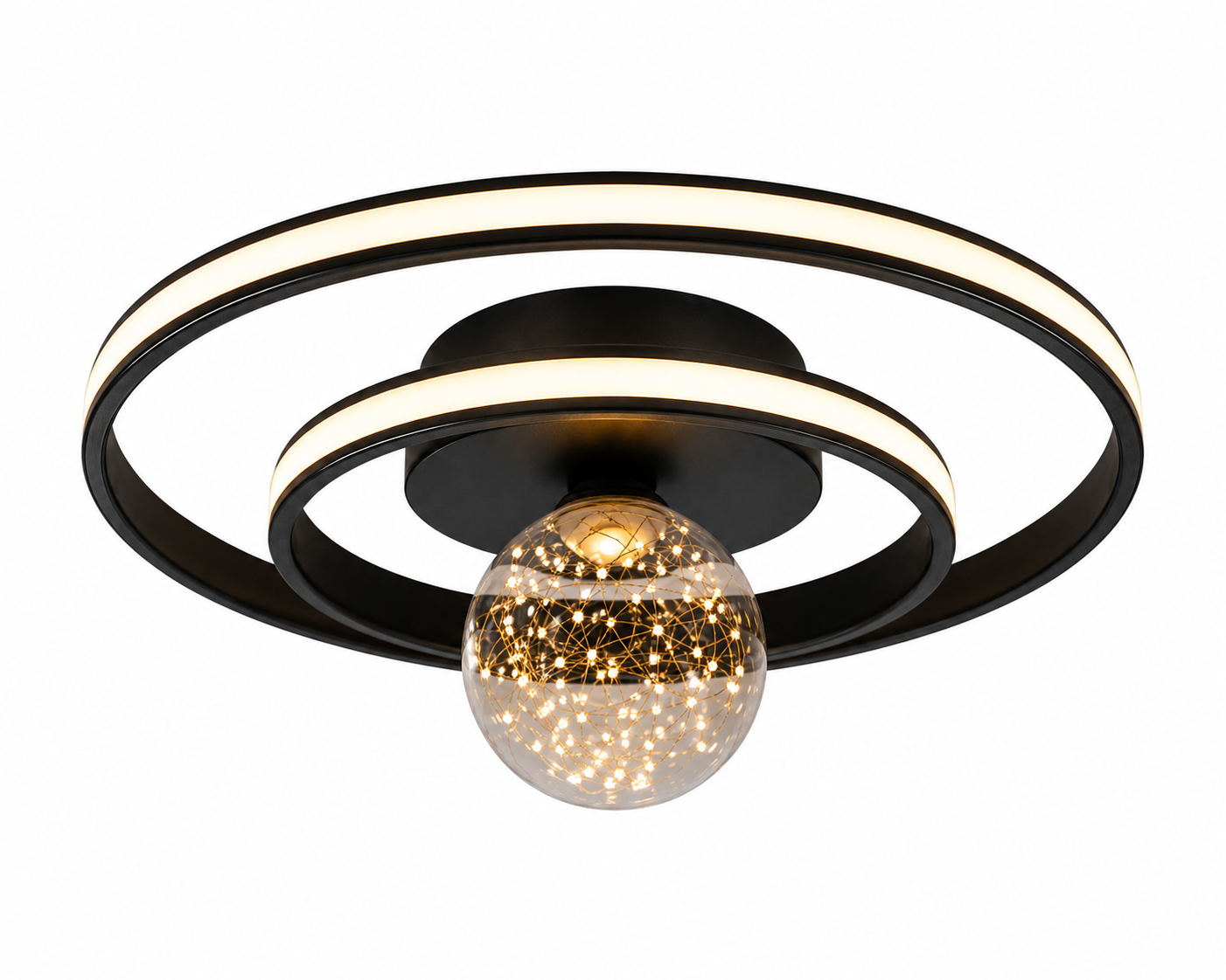 Lustra LED L7677/450 – 96W, Design Modern, cu Telecomandă și Lumină Reglabilă