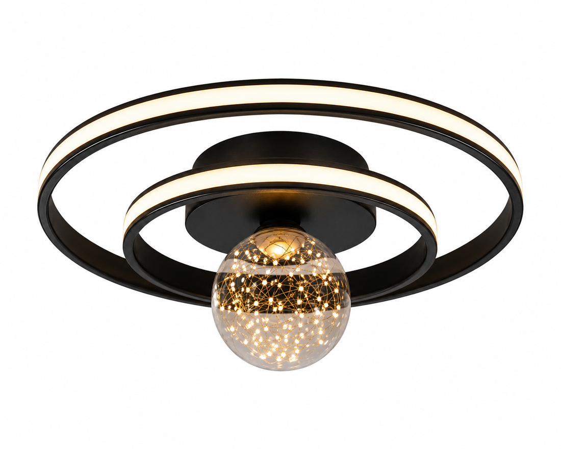 Lustra LED L7677/450 – 96W, Design Modern, cu Telecomandă și Lumină Reglabilă