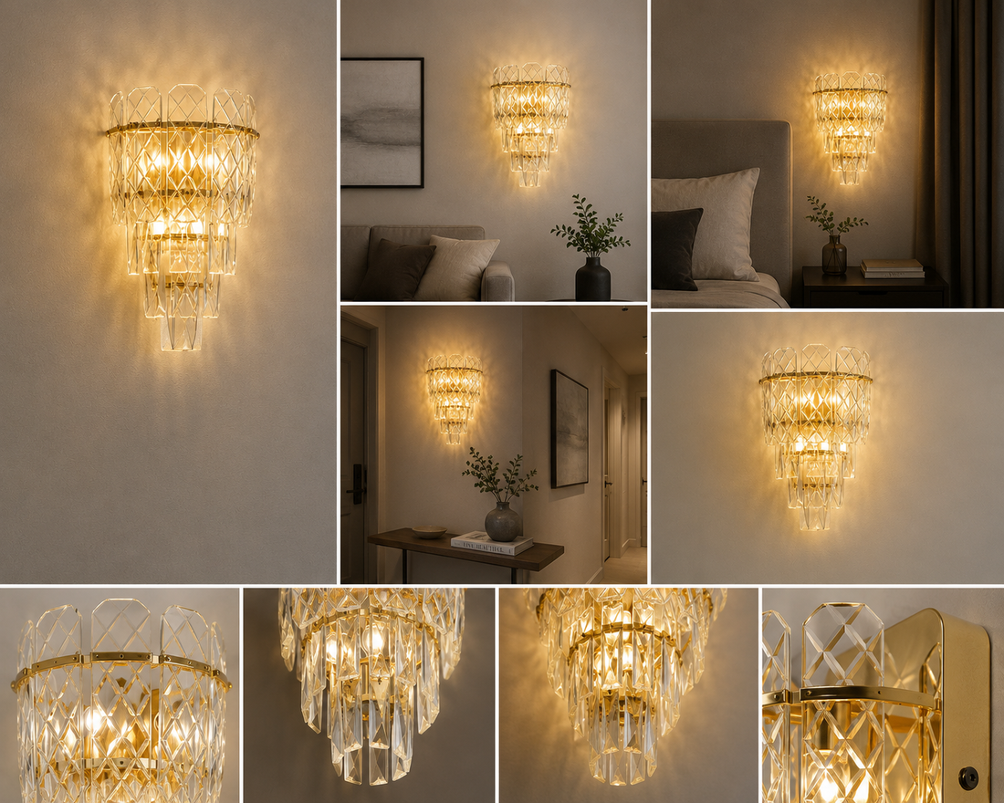 Aplica de perete moderna, D230×H320 mm, E27 max 60W×2, 98046/2W