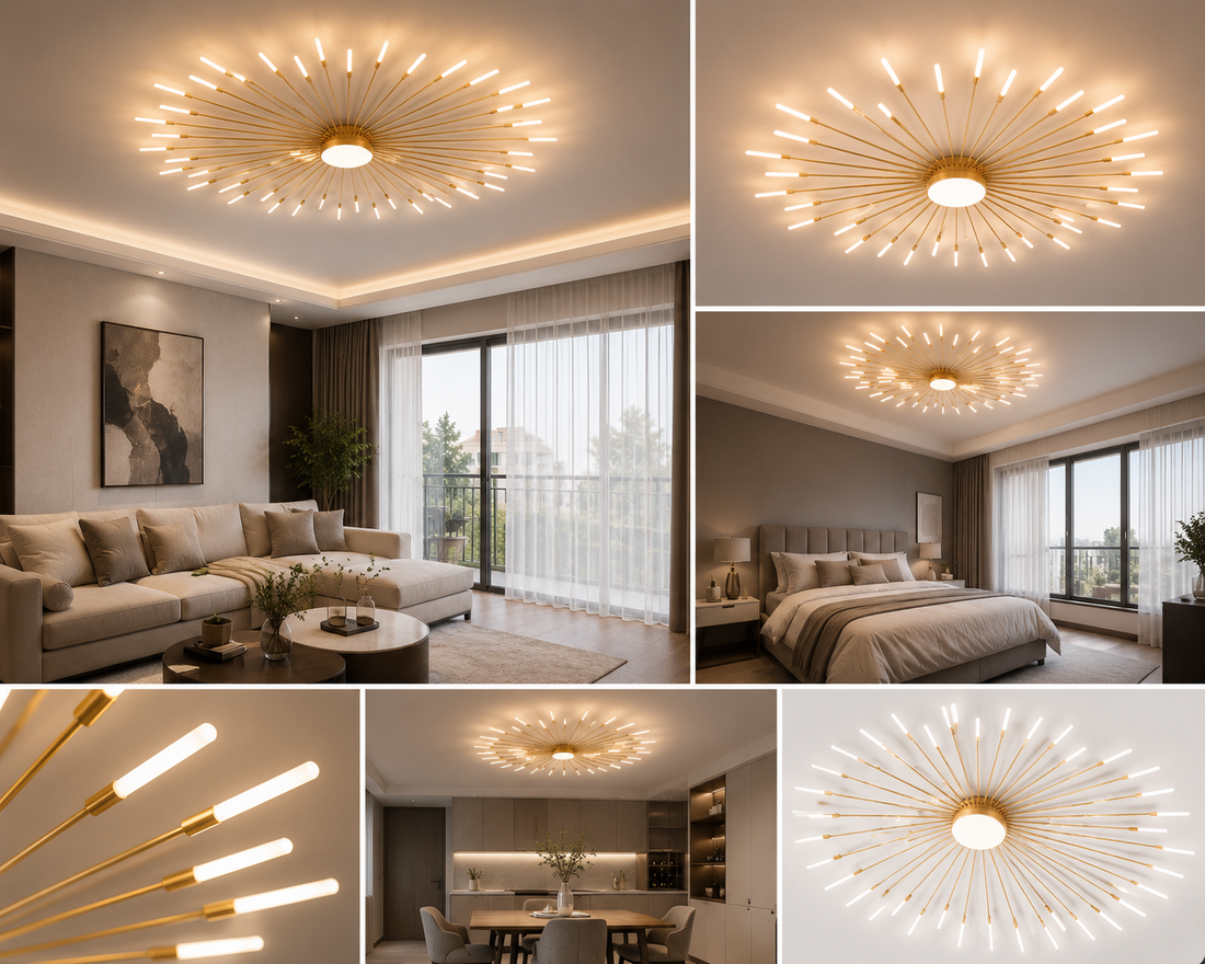 Lustra LED modernă D1280×H110 mm, 51×2W, telecomandă, 27127/42+1 PLG