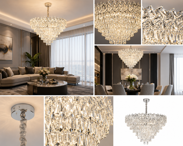 Candelabru de Lux Argintiu –8650/800 | 16x E27