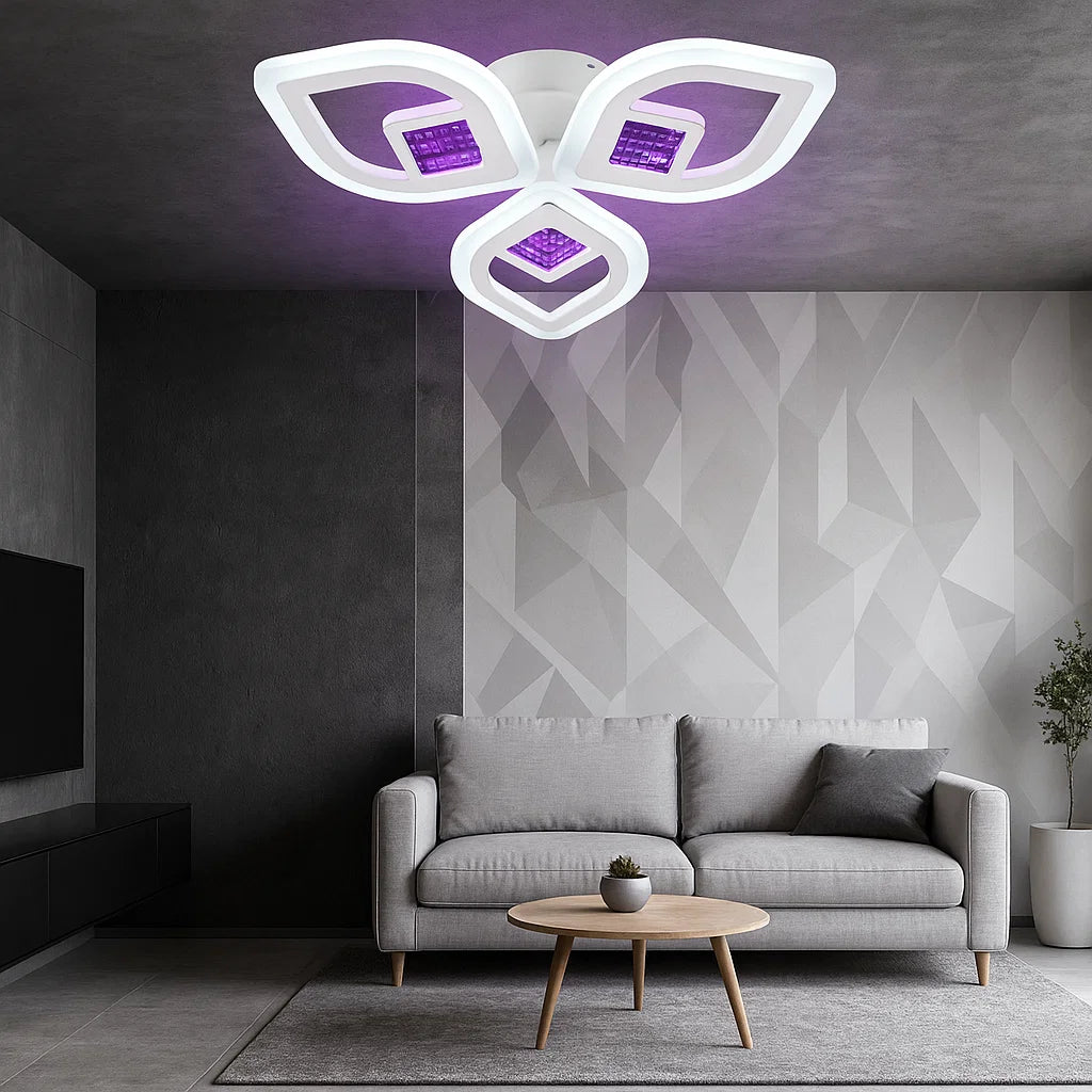 Lustra LED cu telecomanda, 78 W, Ø ≈ 440 mm, temperatură reglabilă 2800–6500 K – model 8737/3