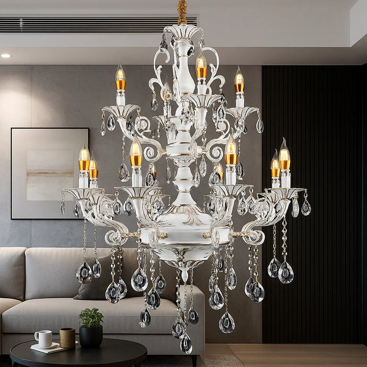 Candelabru cu 12 brațe, soclu E14 max. 60W, Ø850 mm, H850 mm – model 9010/8+4