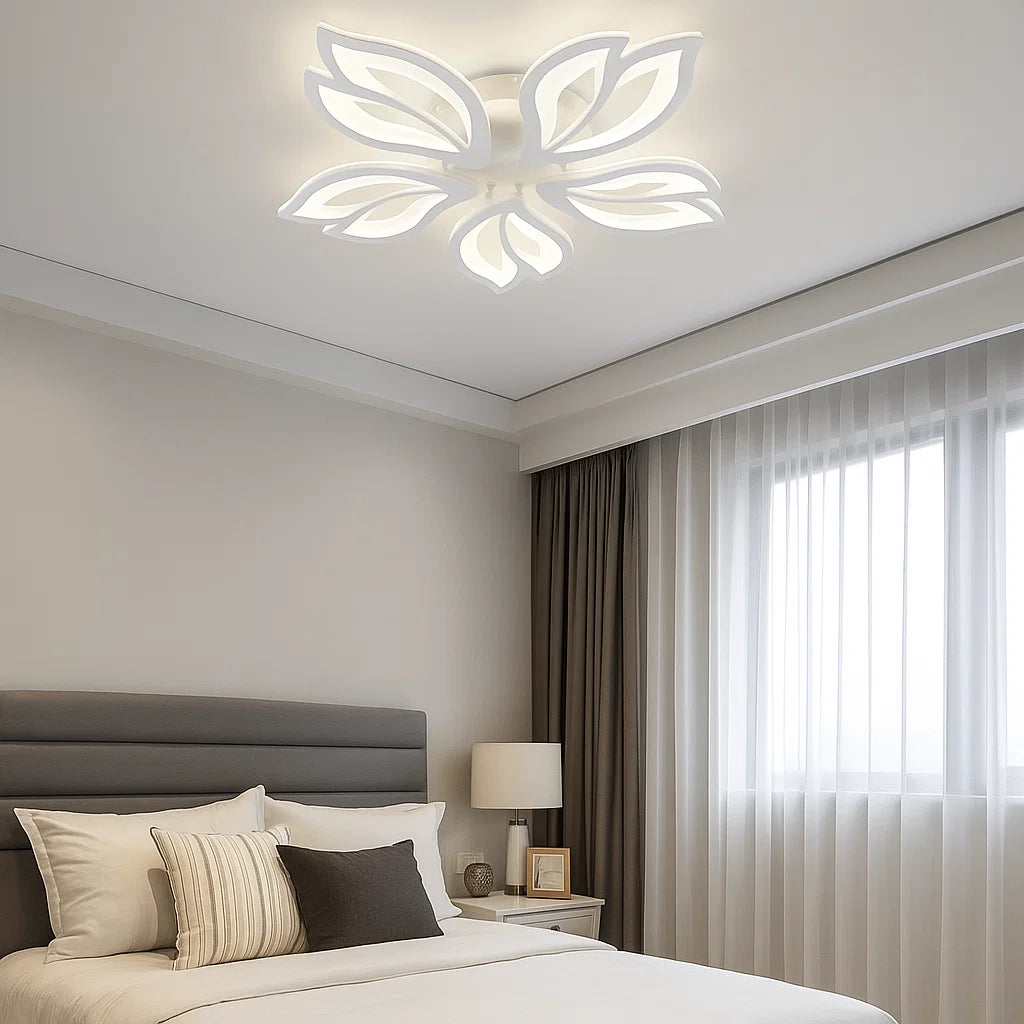 Lustra LED 90W cu telecomandă, Ø620 mm, lumină reglabilă 3000–6500K – model 19250/5WH