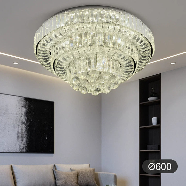 Candelabru LED 88108-600 cu telecomandă 2.4G, 144W, lumină reglabilă 3500K–6500K