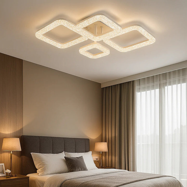 Lustră LED Modernă Cristal – Model 7276/2+2