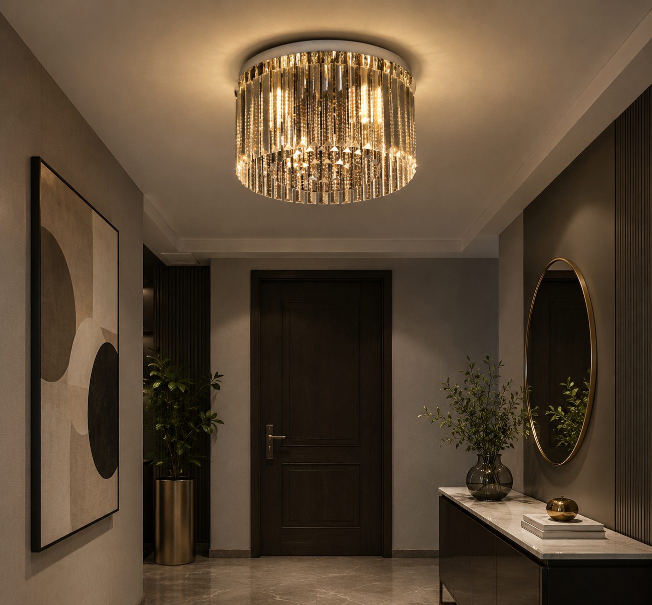 Lustra Crystal Elegance 8457/400 – Design Modern cu Cristale Premium