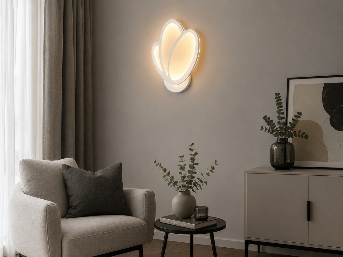 Aplica LED decorativă 8101/1 – 24W, Design Floral, Alb Neutru – Cald – Rece