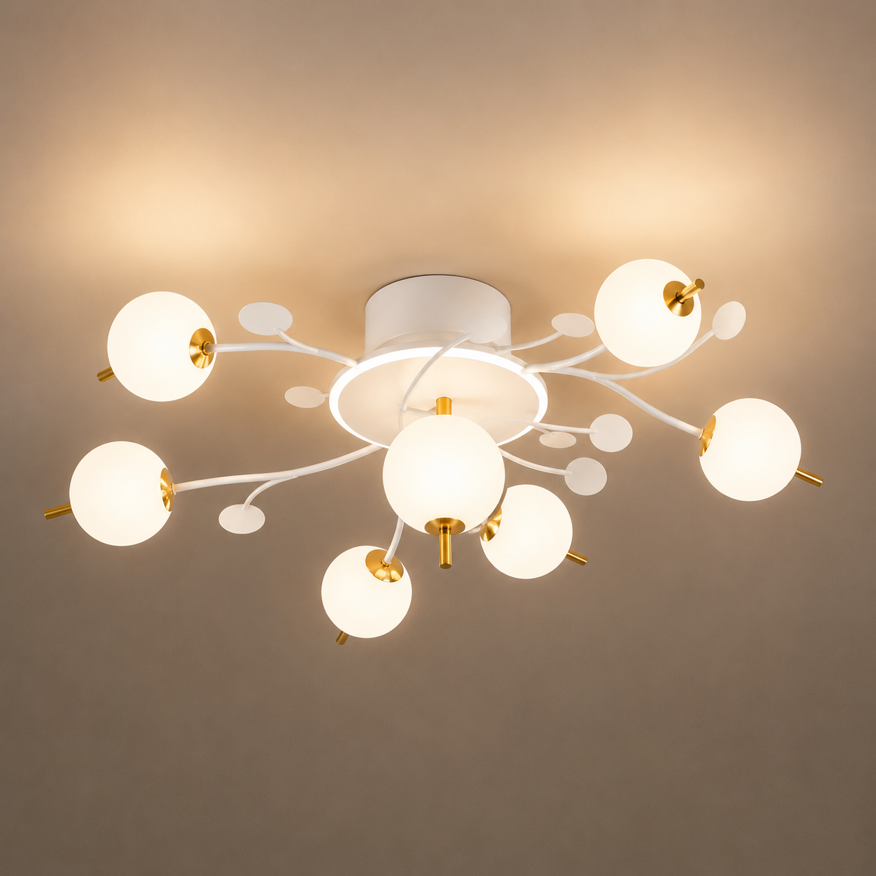 Lustra LED cu 3 lumini, 77130/5+1
