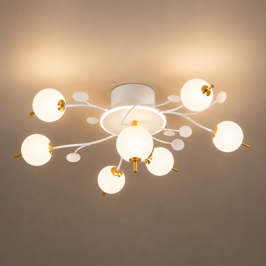 Lustra LED cu 3 lumini, 77130/5+1