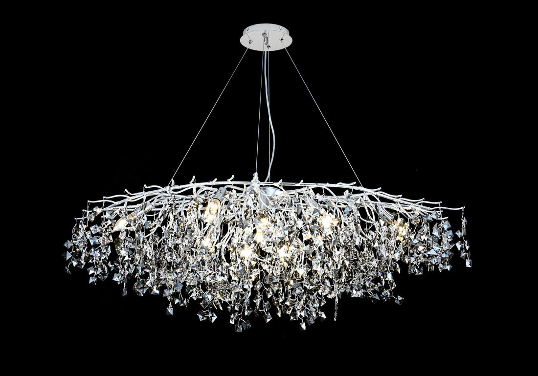 CANDELABRU ELEGANT CU SOCLU E14 – MODEL 27113/1200+550SO+CR