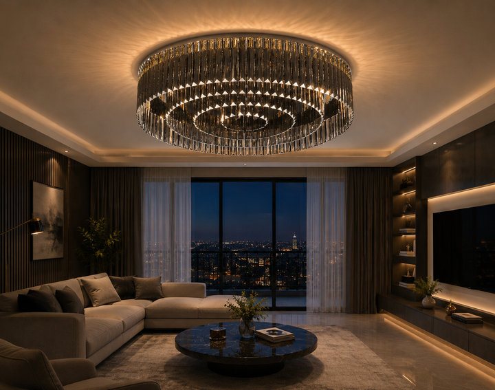 Lustra Crystal Premium 8457/800 – Eleganță Modernă și Iluminare Impresionantă