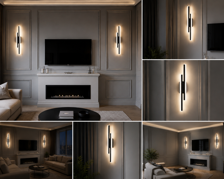 APLICA LED PENTRU PERETE MODEL 71365/2 BK