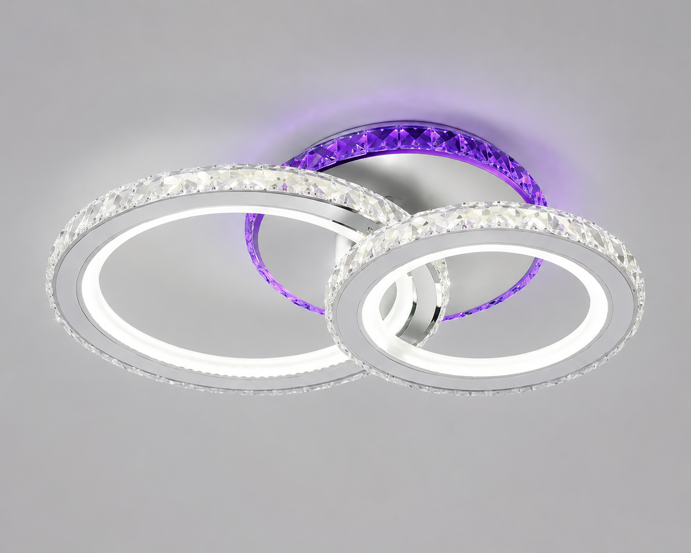 LUSTRA LED 60W,CU TELECOMANDA,300x400MM,LUMINA REGLABILA 3000-6500-MODEL 19373/2WH