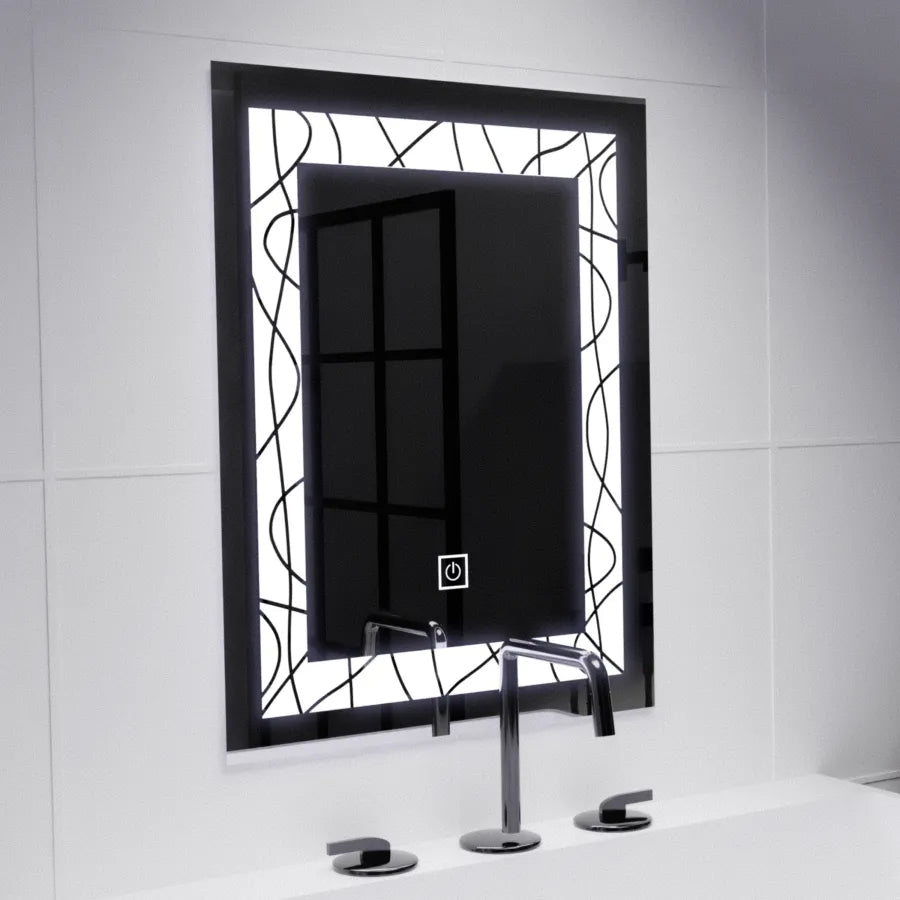 Oglindă LED Touch – Model Jenna 60x80 cm – Colecția Korman