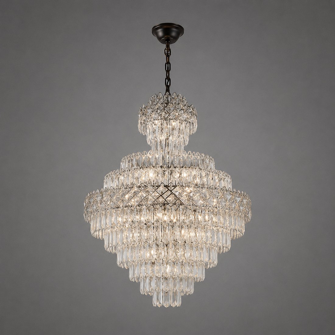 Candelabru Impunător din Cristal –8650/800×1100 | 22x E27 | Design Grandios în Cascade