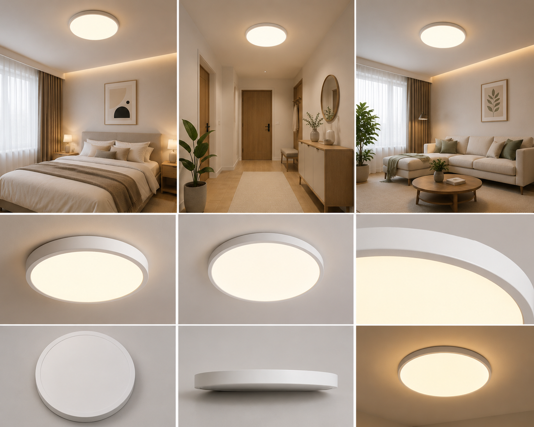 Plafonieră LED rotundă albă 23W, 3000–6500K – 71392/300WH