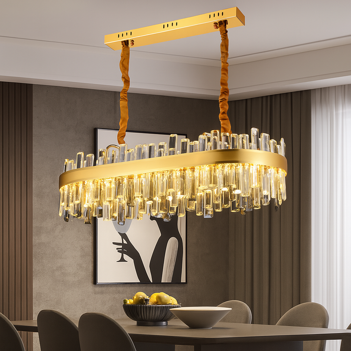 Candelabru LED cu telecomanda, 140 W, Ø ≈ 800 × 350 mm, temperatura reglabilă 2800–6500 K – model SX8652/80×35 SKG
