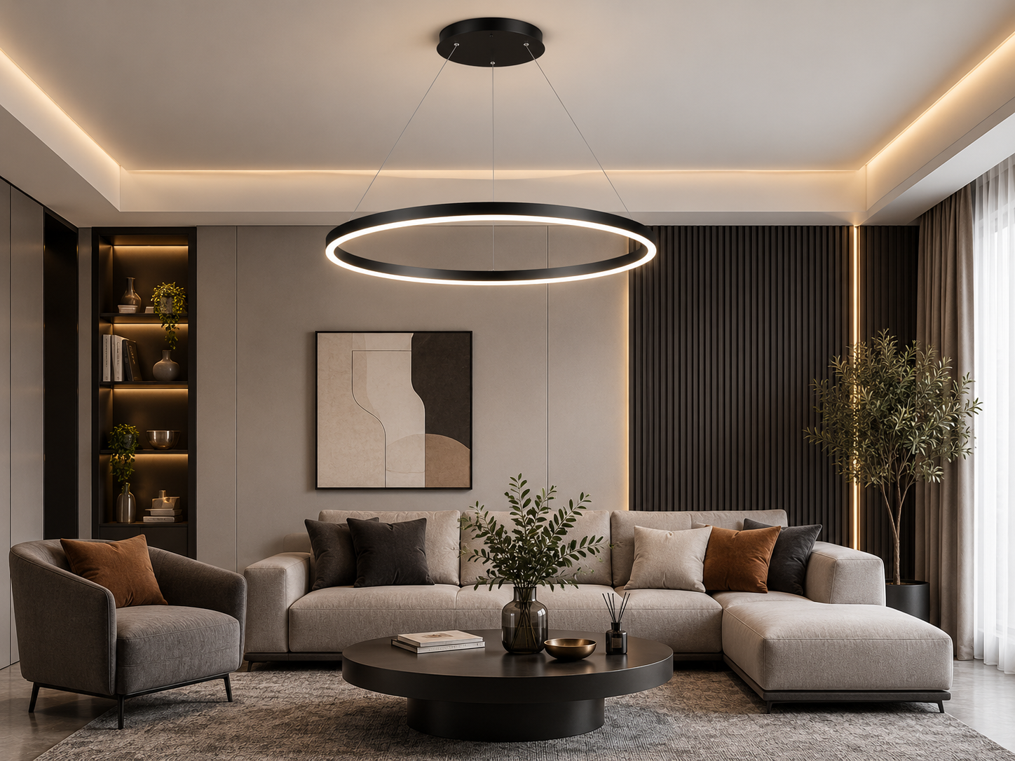 Pendul Led  Model A19/600BK-68W