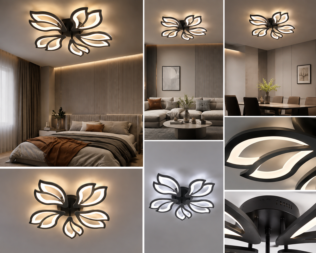 Lustră LED 19250/5BK – 90W, Ø620 mm, 3000–6500K, cu telecomandă