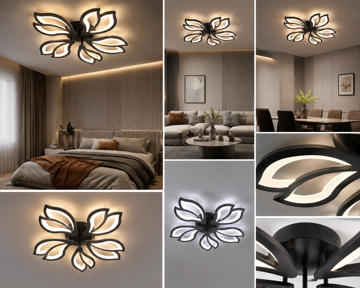Lustră LED 19250/5BK – 90W, Ø620 mm, 3000–6500K, cu telecomandă