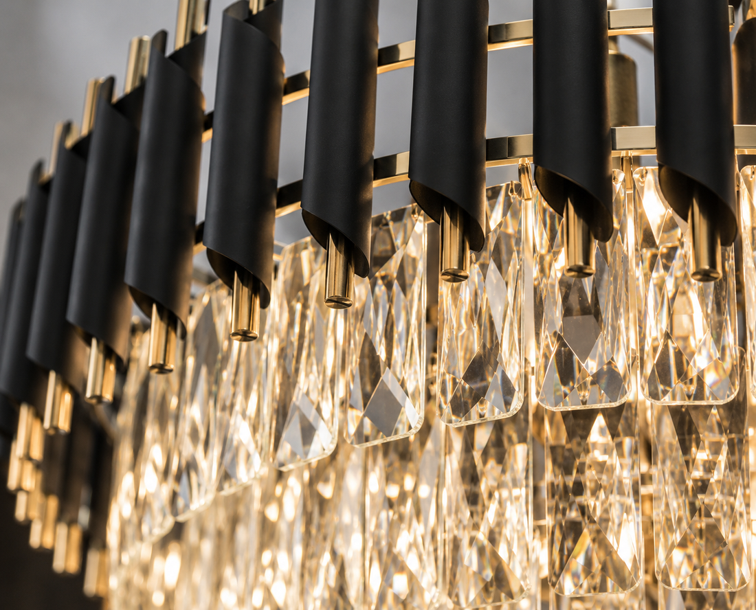 Candelabru elegant, model 9001/800FG+BK