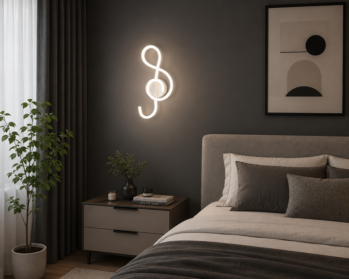 APLICA LED 44W CHEIA SOL ALBĂ 8606WH