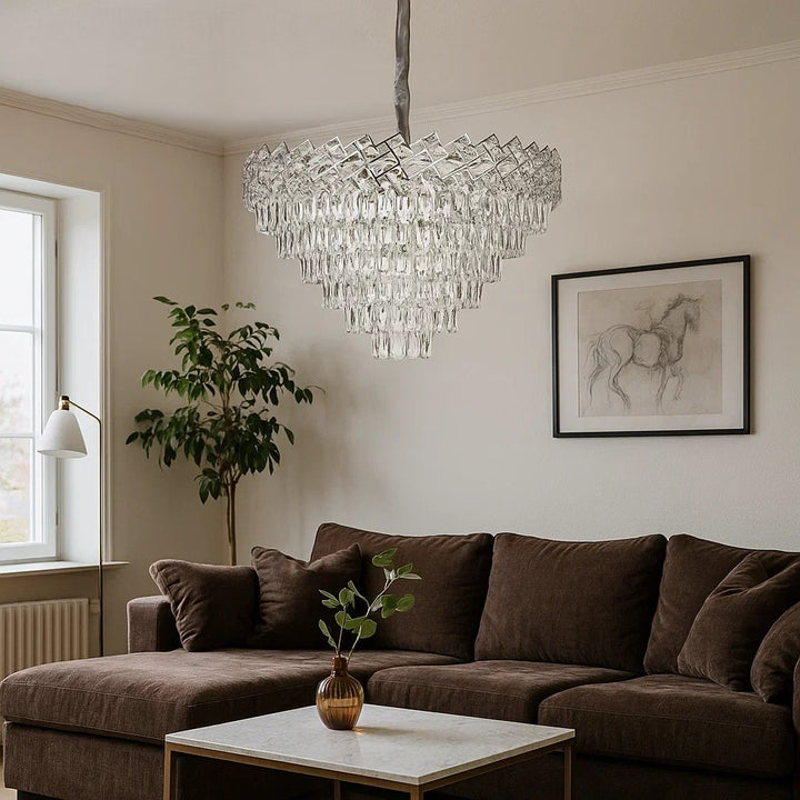 Candelabru de Cristal Elegant – SX8650/600 | Ø60 cm, 9x E27