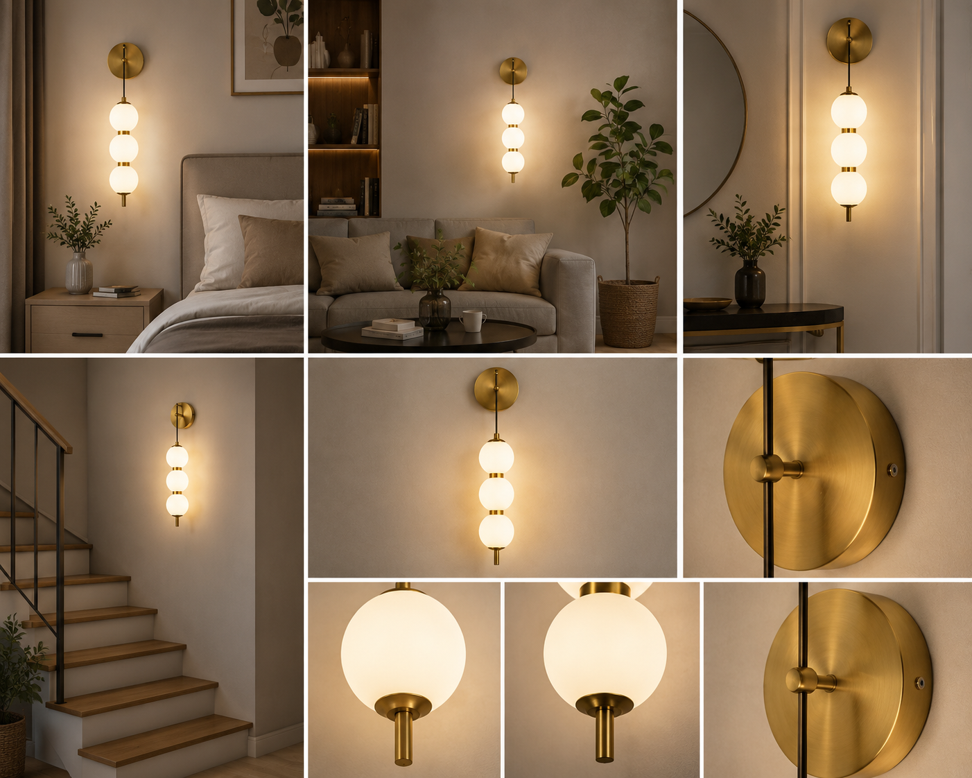 Aplica LED 59106/3  30W, lumină reglabilă 3000K-6500K, design modern