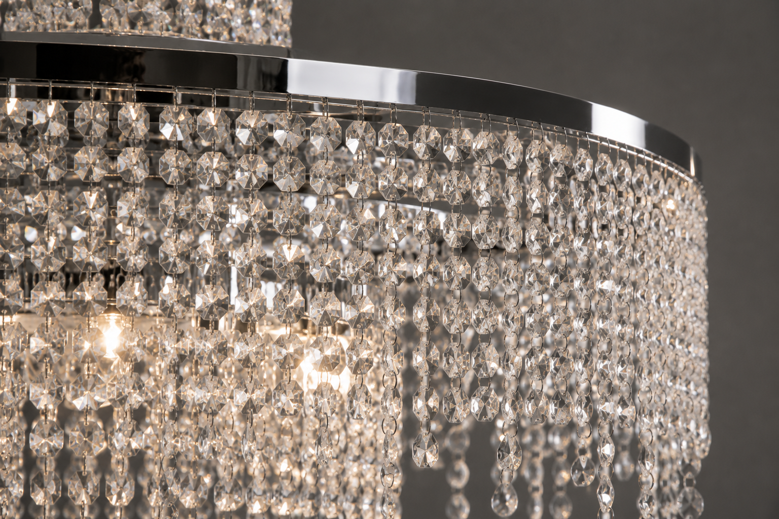 Candelabru LED Silver Cristal CU TELECOMANDĂ 2965/500