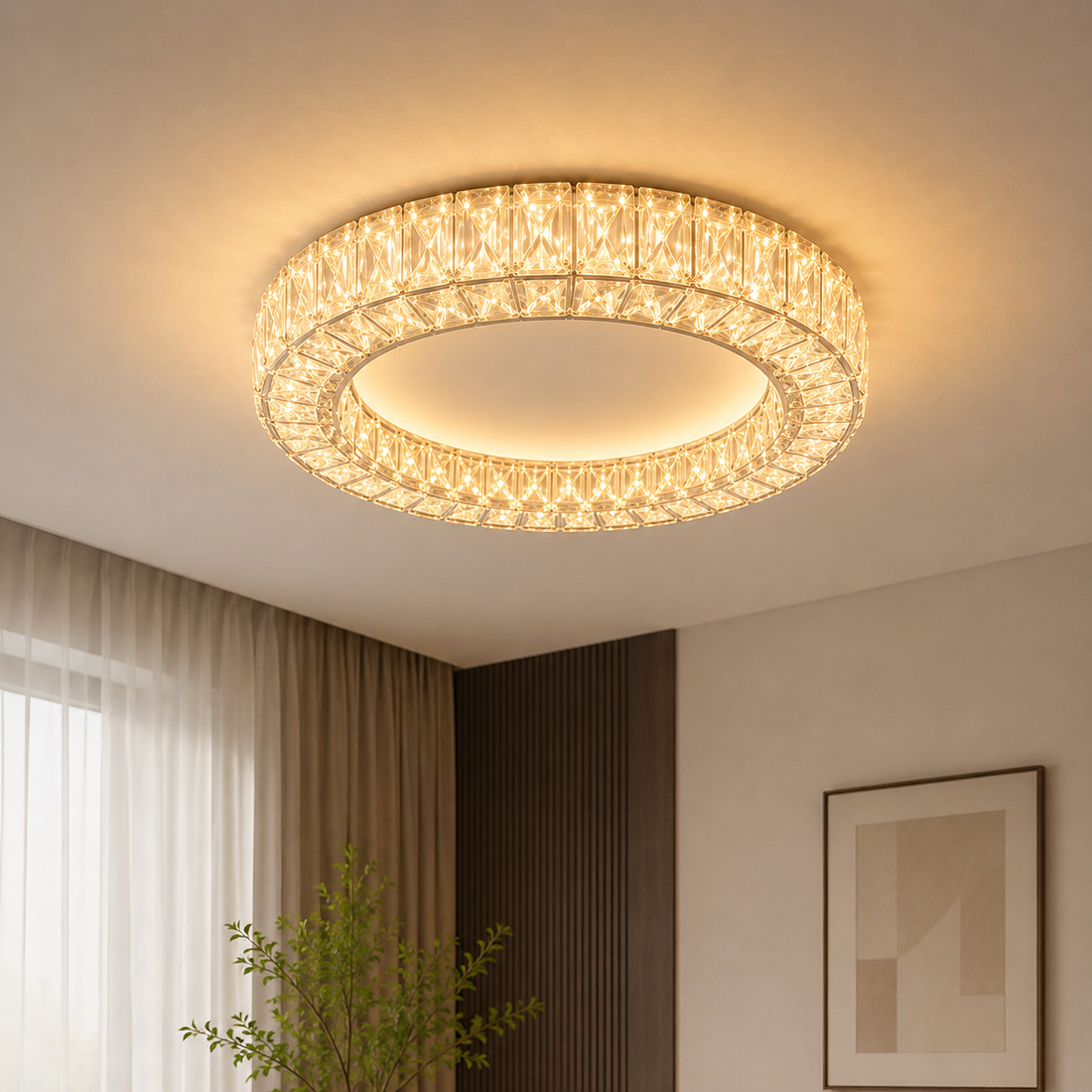 Lustra LED cu 3 faze de lumini, 2966/500
