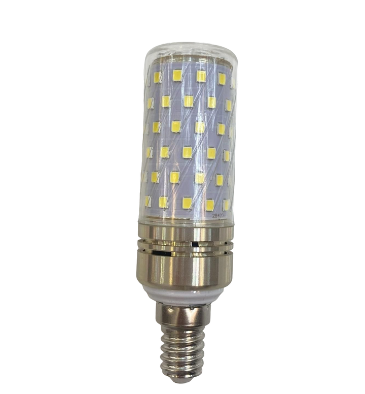 Bec LED Tubular –16W  E14, lumină rece, design compact