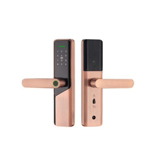 Incuietoare inteligenta Neumann NovaLock – Deblocare cu card, amprenta, PIN, cheie si aplicatie Tuya