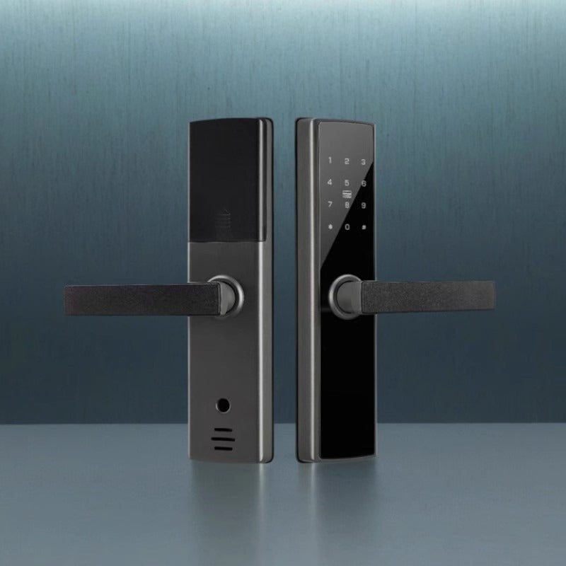 Incuietoare inteligenta Neumann NovaLock – Deblocare cu amprentă, PIN, card, cheie și aplicație Tuya
