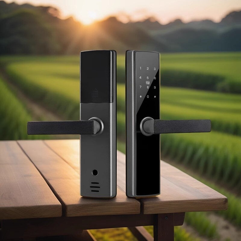 Incuietoare inteligenta Neumann NovaLock – Deblocare cu amprentă, PIN, card, cheie și aplicație Tuya