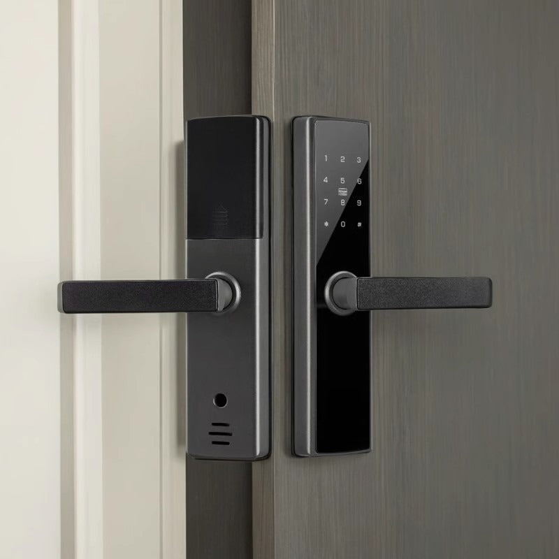 Incuietoare inteligenta Neumann NovaLock – Deblocare cu amprentă, PIN, card, cheie și aplicație Tuya