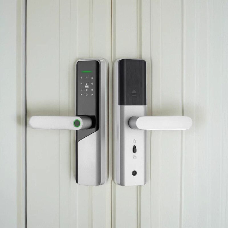 Incuietoare inteligenta Neumann NovaLock – Deblocare cu amprentă, PIN, card, cheie și aplicație Tuya